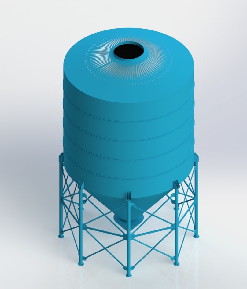 Silo chứa nguyên liệu